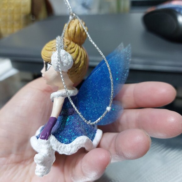 Beautiful Princess Fairy Xmas Christmas Ornament In Beautiful Dress - Picture 8 of 9